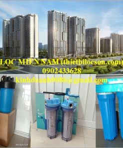 Bộ 3 vỏ lọc nước sinh hoạt khu chung cư