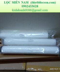 Lõi lọc chất lỏng giấy xếp 20inch đầu DOE