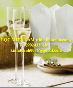 Túi PE lọc rượu bia 0.5 micron