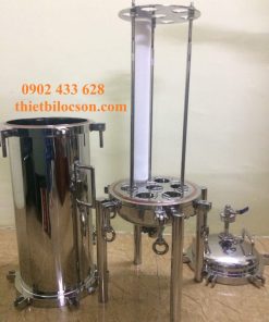 Bình lọc nhiều lõi 20 inch chất liệu inox