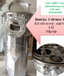 Bình lọc túi gia công theo bản vẽ thiết kế riêng lọc mía đường