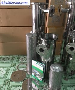 Bình loc inox size 1 inox 304 lọc thực phẩm, công nghiệp, lọc hóa chất