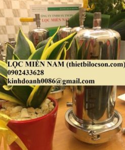 Cốc lọc inox 316 5 inch lọc khí cho bồn lên men