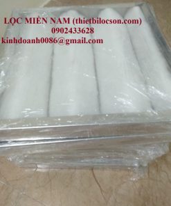 Khung lọc bụi bằng bông trắng không bọc lưới
