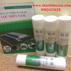 Lõi lọc bông nén Aqua 1 micron lọc nước mắm hiệu quả