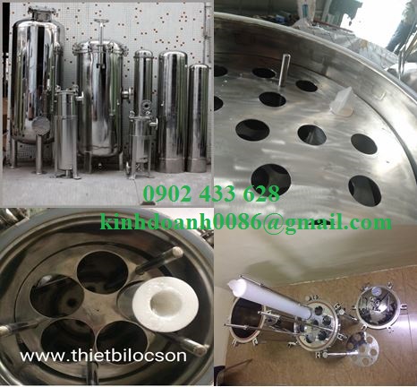 Housing lọc lõi vật liệu inox 316