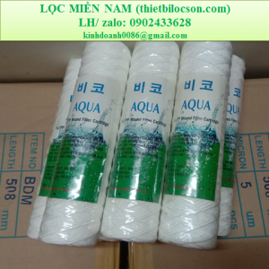 Lõi lọc sợi quấn PP 5 micron 10 inch