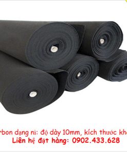 Bông carbon dạng sợi 5mm 10mm chuyên dùng lọc khử mùi