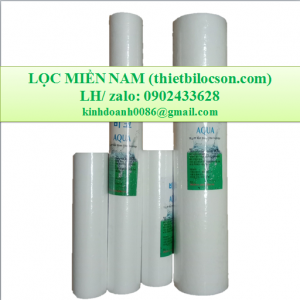 Lõi lọc bông nén Aqua 1 micron lọc cặn nước mắm hiệu quả