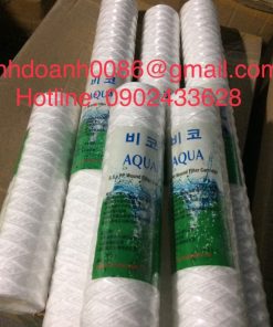 Lõi sợi quấn Korea 10 inch 1 micron lọc cặn mực in