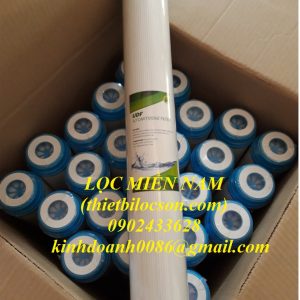 Lõi lọc than hoạt tính UDF 20 inch sản phẩm tin dùng trong việc hấp phụ màu, mùi của ngành thực phẩm