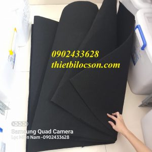 Bông nỉ than hoạt tính 5mm khổ 1m x 20m