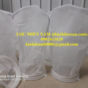Túi lọc NMO 50 micron dùng cho lọc chất lỏng vành nhựa