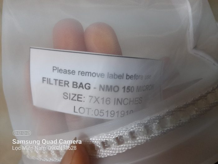 Túi NMO vải lưới Nylon mesh 150 micron