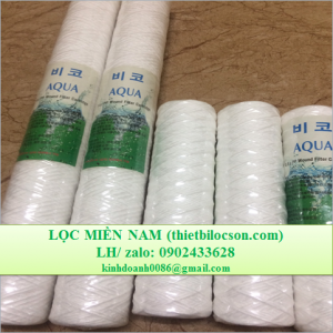 Xử lý nước thải bằng lõi sợi quấn 20 inch 200 micron