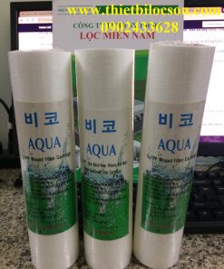 Lõi bông nén lọc nước xi mạ đồng