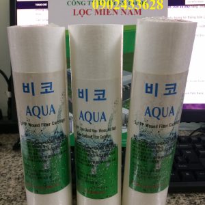 Lõi bông nén lọc nước xi mạ đồng