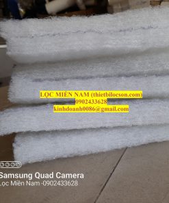 Bông lọc phòng sơn khổ 2m dày từ 20mm