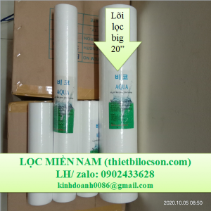 Lõi lọc bông nén AQUA Hàn Quốc big kích thước 20 inch