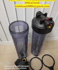 Cốc lọc trong suốt 20inch ren bọc đồng phi 34