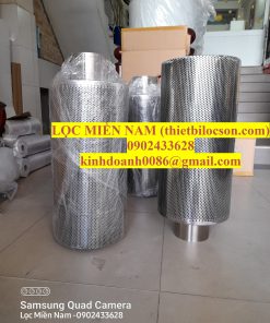 Lõi lọc khí chất liệu inox 304 có lớp xốp carbon