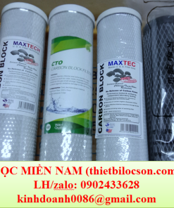 Lõi lọc than hoạt tính 10 inch dạng than nén CTO