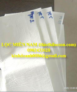Vải lọc PE chất liệu bông nỉ cắt kích thước theo yêu cầu