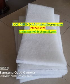 Bông lọc bụi dày 20mm kích thước 2mx20m lọc sạch cho phòng sơn khô