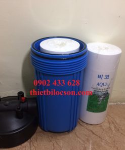 Lõi lọc bông ép 10 inch mập lọc thô cặn nước giếng khoan