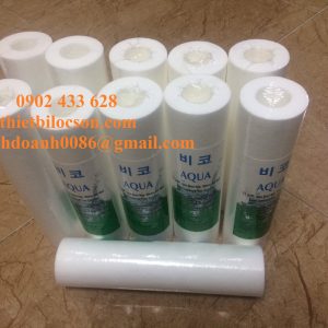 Lõi bông nén 10 inch lọc nước trong tủ lọc RO