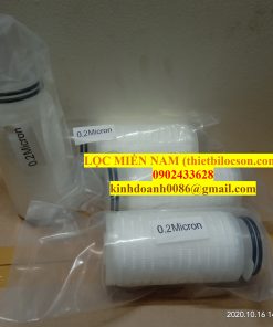 Lõi giấy xếp lọc khí cho tank 5 inch đầu bằng 0.2 micron
