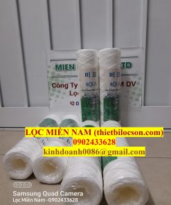 Lõi lọc sợi quấn 10inch 10 micron 25 micron
