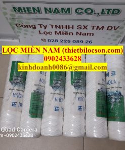 Lõi lọc sợi quấn 10inch 10 micron 25 micron