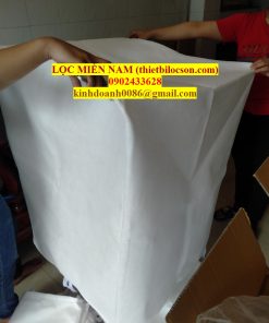 Túi lọc keo PP 50 micron hình hộp 700x700x900mm