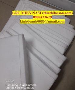 Túi lọc hồ bơi miệng gấp mép đáy dẹt 1 micron