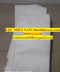 Túi lọc PP đáy dẹp, miệng dây rút dùng lọc nước hồ bơi