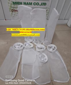 Túi lưới NMO size 4 miệng inox, đáy dẹt