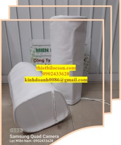 Túi lọc PP lọc hồ bơi miệng dây rút, đáy trụ