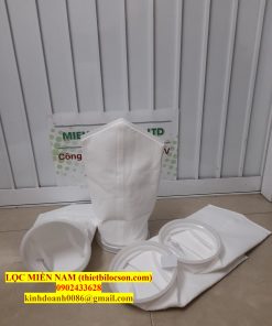 Túi lọc nước công nghiệp vải PE công nghệ ép nhiệt