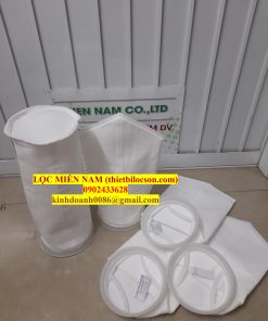 Túi lọc nước công nghiệp vải PE công nghệ ép nhiệt