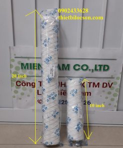 Lõi lọc cuốn sợi 10 inch từ 0.5 micron đến 100 micron