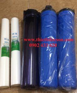 Bộ 3 cốc lọc nước 20inch lọc sạch bụi bẩn áp suất lớn