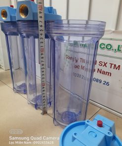 Ly lọc nhựa trong suốt 10 inch lọc nước trong gia đình