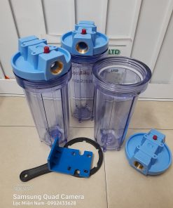 Cốc lọc nước trong 10 inch ren 27 lọc nước phun sương