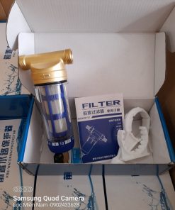 Bộ lọc sơ cấp đầu nguồn sử dụng lõi lọc inox loại bỏ cặn trong nước cấp sinh hoạt