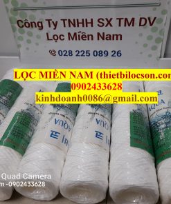 Lõi lọc sợi quấn tinh lọc 25 micron dài 10inch
