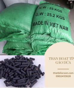 Than hoạt tính hình trụ 25kg