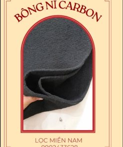 Bông nỉ carbon 5mm lọc khí thải độc hại trong nhà máy