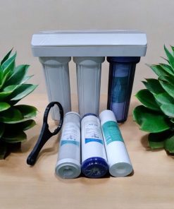 Bộ 3 cốc lọc nhựa 10inch ren phi 21