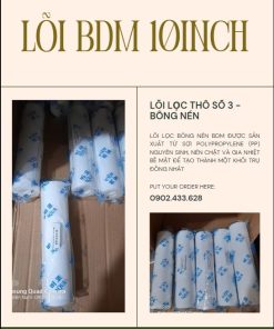 Lõi lọc nước bông nén 10 inch AQUA